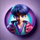 Icon representing Anime style AI figures